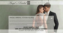 Desktop Screenshot of angelsbridalwedding.com